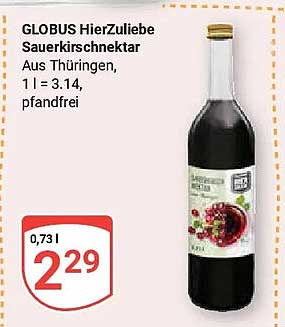GLORUS Hierzuliebe Sauerkirschnektar