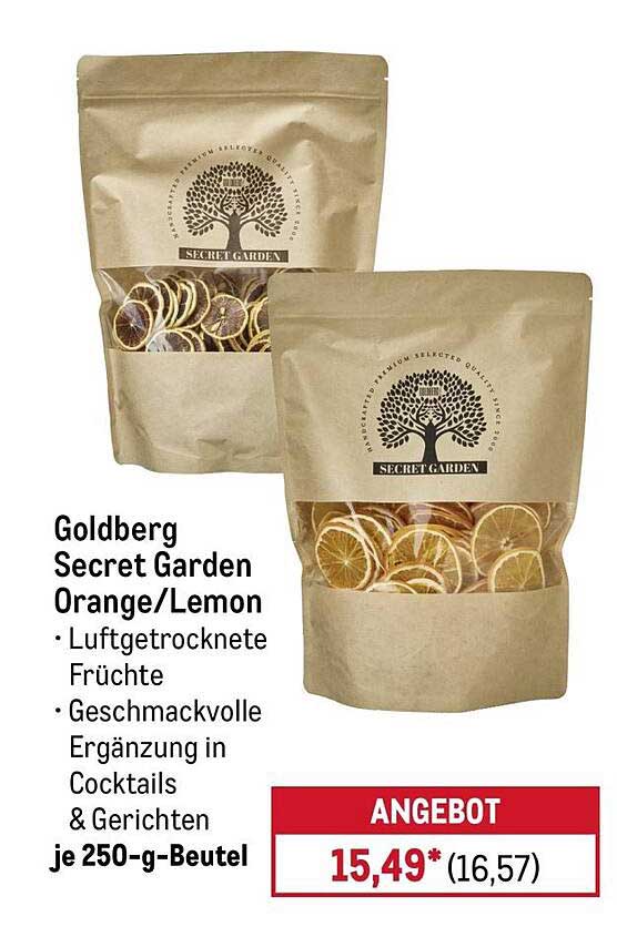 Goldberg Secret Garden Orange/Lemon