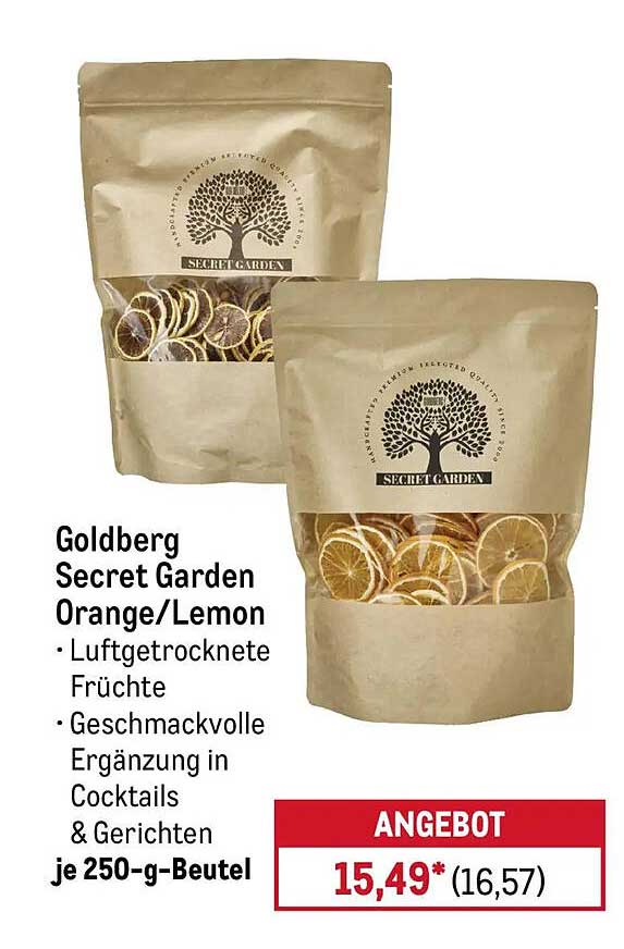 Goldberg Secret Garden Orange/Lemon