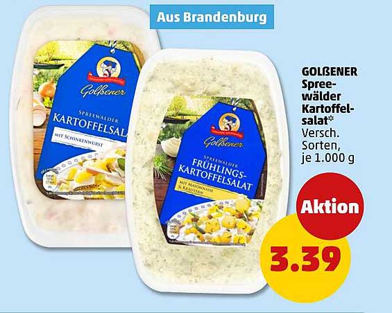 GOLßENER Spree-wälder Kartoffelsalat* Versch. Sorten, je 1.000 g