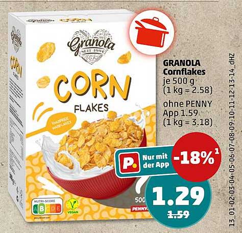 GRANOLA Cornflakes je 500 g
