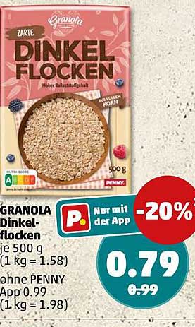 GRANOLA Dinkel-Flocken