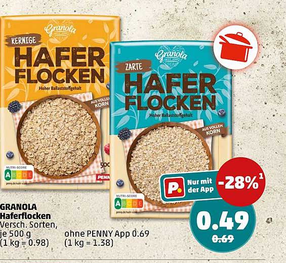 GRANOLA Haferflocken