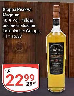 Grappa Riserva Magnum