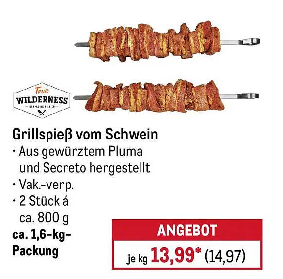 Grillspieß vom Schwein