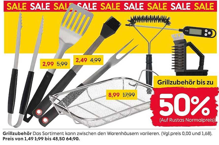 Grillzubehör bis zu 50%