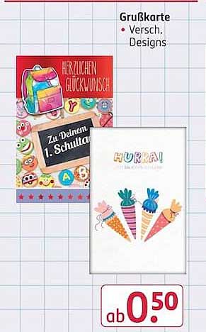 Grußkarte • Versch. Designs