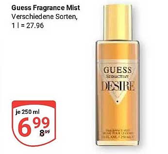 Guess Fragrance Mist Verschiedene Sorten, 1 l = 27.96