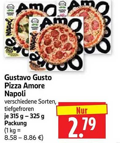 Gustavo Gusto Pizza Amore Napoli
