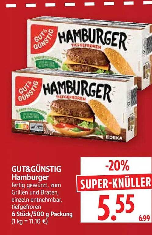 GUT&GÜNSTIG Hamburger