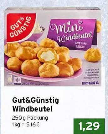 Gut&Günstig Windbeutel