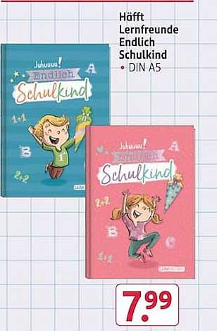 Häfft Lernfreunde Endlich Schulkind DIN A5
