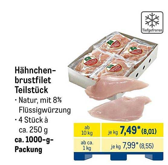 Hähnchen-brustfilet Teilstück