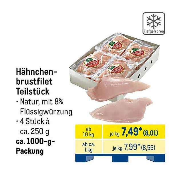 Hähnchen-brustfilet Teilstück