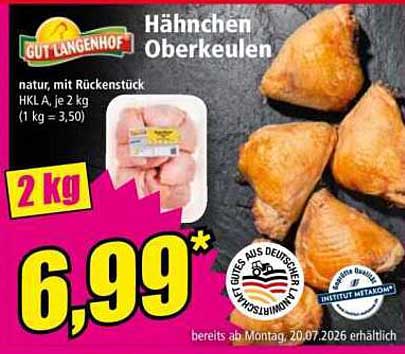 Hähnchen Oberkeulen