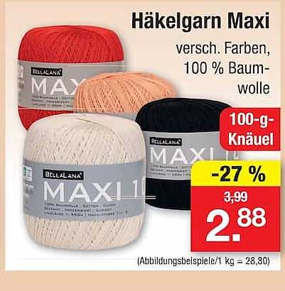 Häkelgarn Maxi