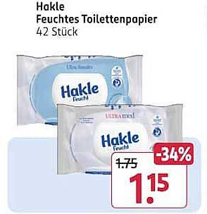 Hakle Feuchtes Toilettenpapier 42 Stück