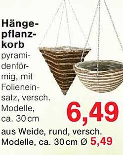 Hängepflanzkorb