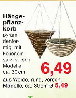 Hängepflanzkorb