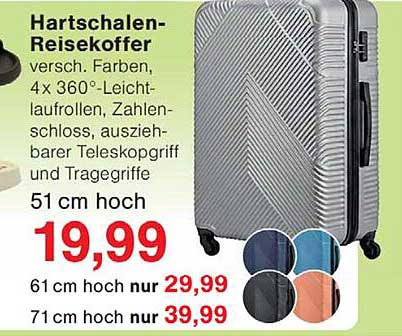 Hartschalen-Reisekoffer