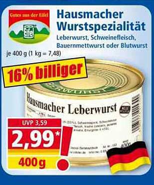 Hausmacher Wurstspezialität