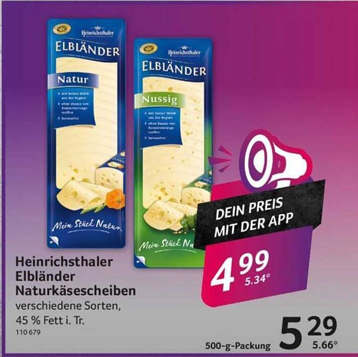 Heinrichsthaler Elbländer Naturkäsescheiben