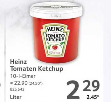 Heinz Tomaten Ketchup 10-l-Eimer
