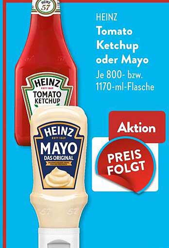HEINZ Tomato Ketchup oder Mayo