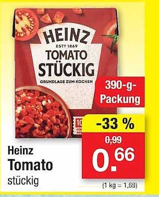 Heinz Tomato stückig