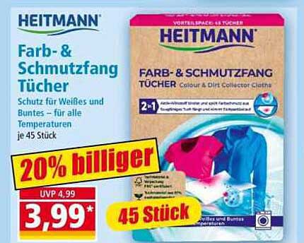 HEITMANN Farb- & Schmutzfang Tücher