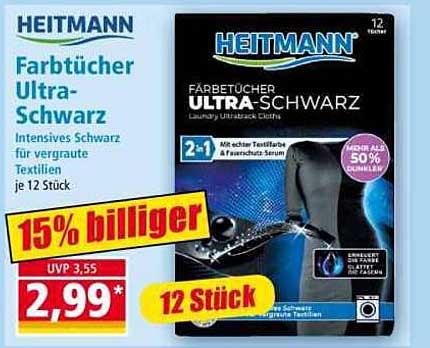 HEITMANN Farbtücher Ultra-Schwarz