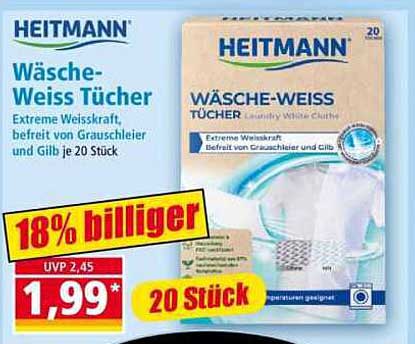 HEITMANN Wäsche-Weiss Tücher