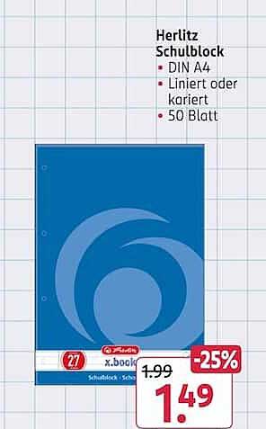 Herlitz Schulblock