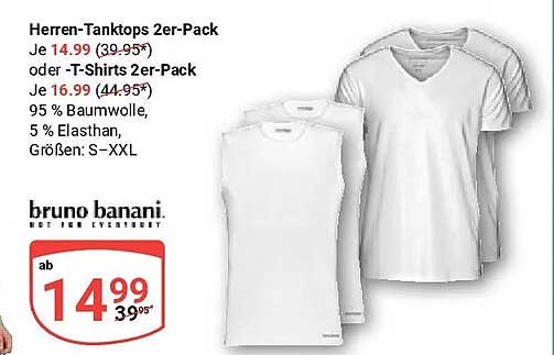 Herren-Tanktops 2er-Pack