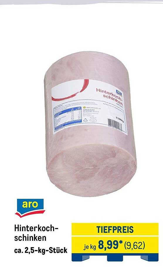 Hinterkochschinken ca. 2,5-kg-Stück