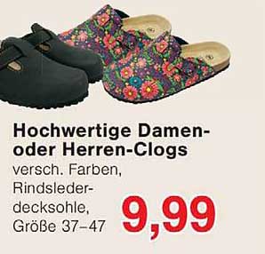 Hochwertige Damen- oder Herren-Clogs
