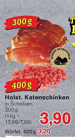 Holst. Katenschinken in Scheiben, 300 g