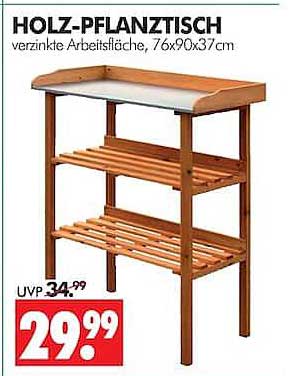 HOLZ-PFLANZTISCH