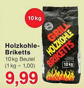 Holzkohle-Briketts
