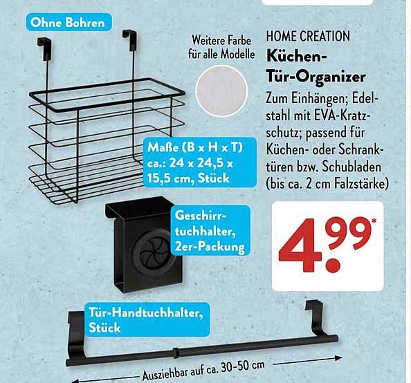 HOME CREATION Küchen-Tür-Organizer