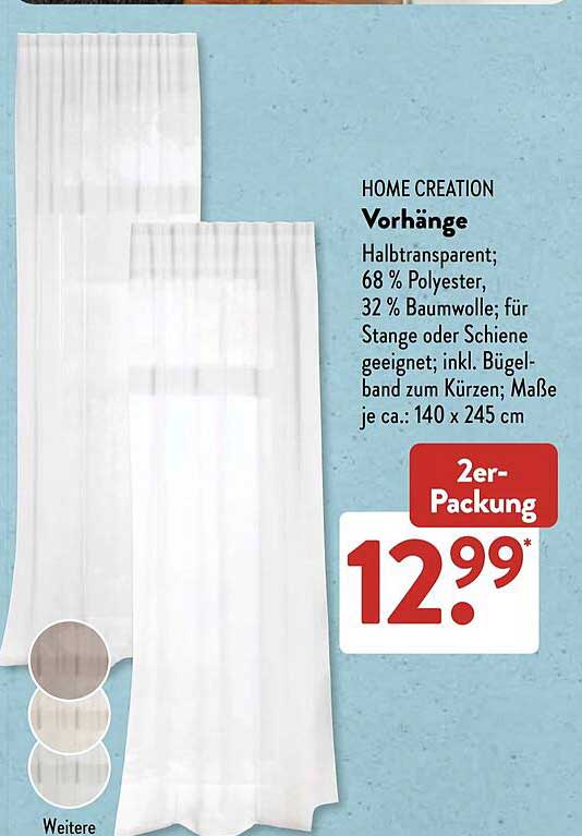 HOME CREATION Vorhänge