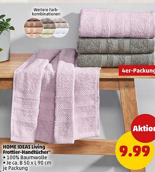 HOME IDEAS Living Frottee-Handtücher*