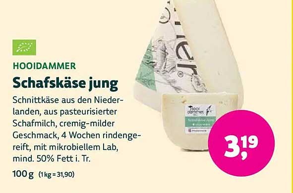Hooidammer Schafskäse jung