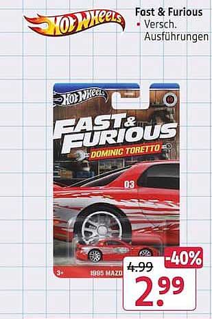 Hot Wheels Fast & Furious Versch. Ausführungen