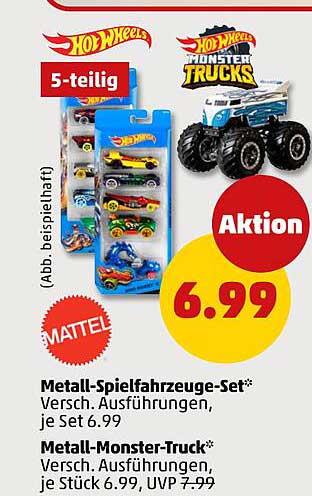 Hot Wheels Metall-Spielzeuge-Set* Versch. Ausführungen, je Set 6.99