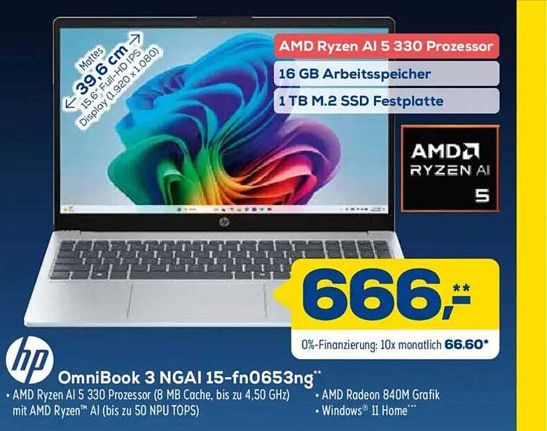 HP OmniBook 3 NGAI 15-fn0653ng**
