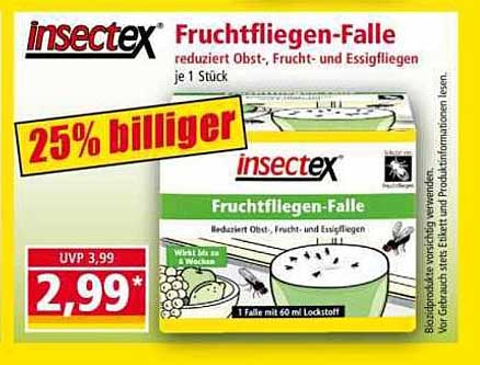 insectex Fruchtfliegen-Falle