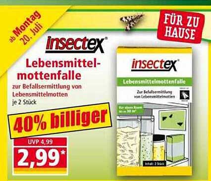insectex Lebensmittel-mottenfalle