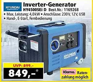 Inverter-Generator HY500SiD Best.Nr.: 1169268
