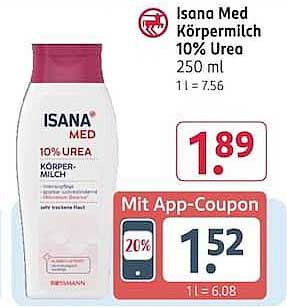 Isana Med Körpermilch 10% Urea 250 ml